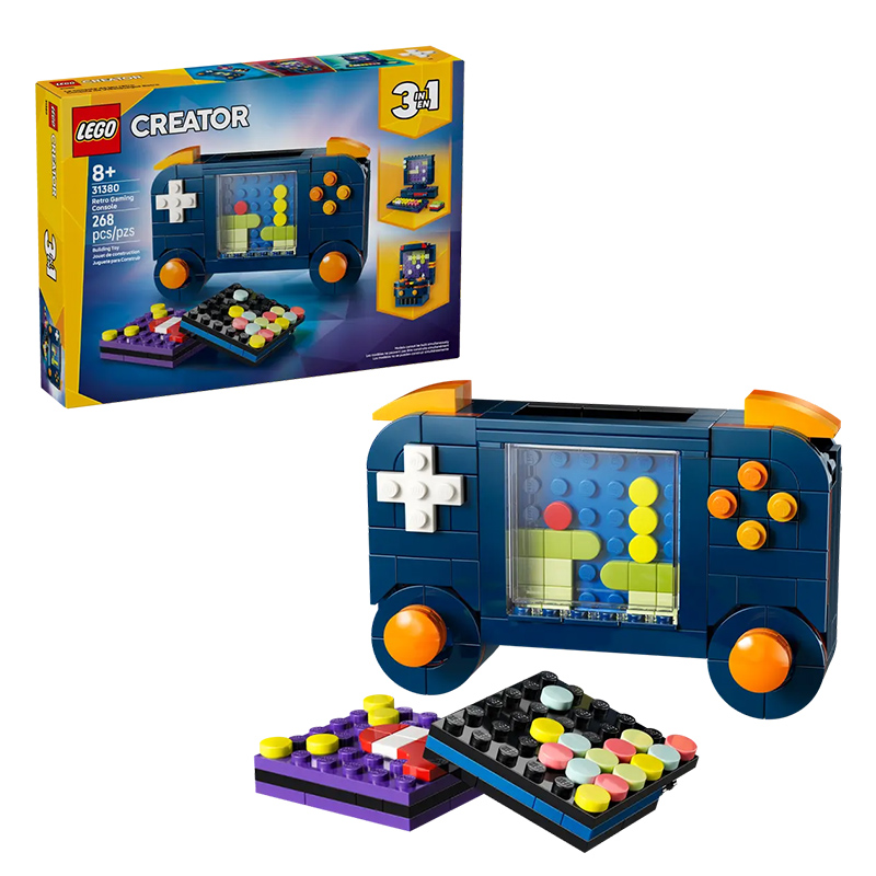 Retro Gaming Console - LEGO Creator 3in1 Blocchi da Costruzione