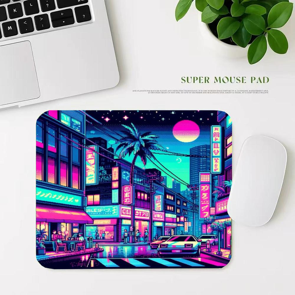 Retro Gaming Japan - Tappetino per Mouse Retrò Neon Giappone
