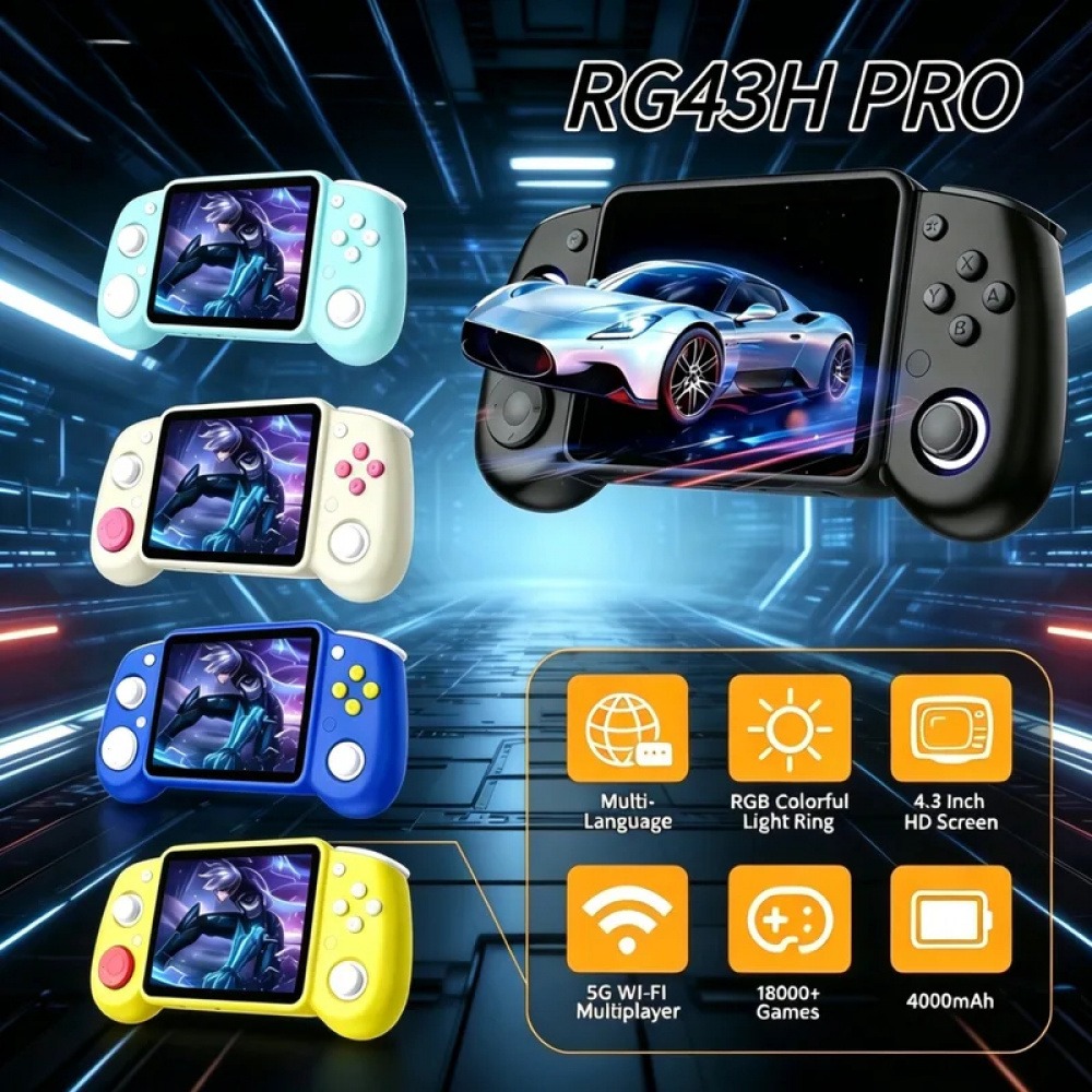 Retro Gaming Console - RG43H Pro Console di Gioco Portatile
