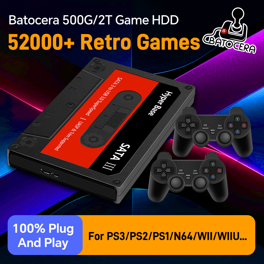 Retro Gaming Hard Drive - Hard Disk Batocera 500G con Oltre