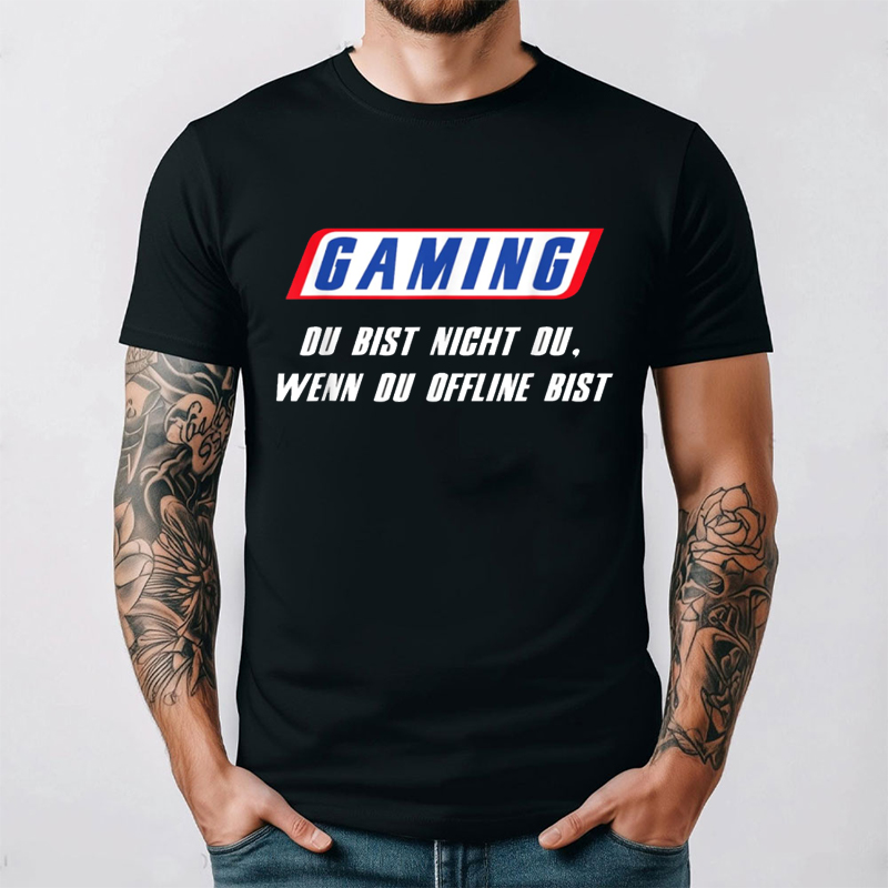 Retro Gaming Gift Ideas - Divertente maglietta tedesca da gaming: Se