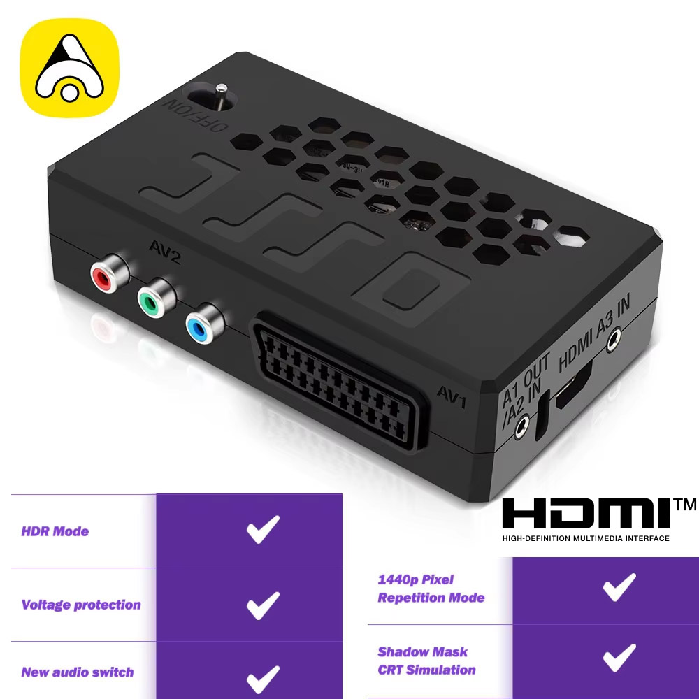 Retro Gaming Hard Drive - OSSC Upscaler HDMI ™ Convertitore per