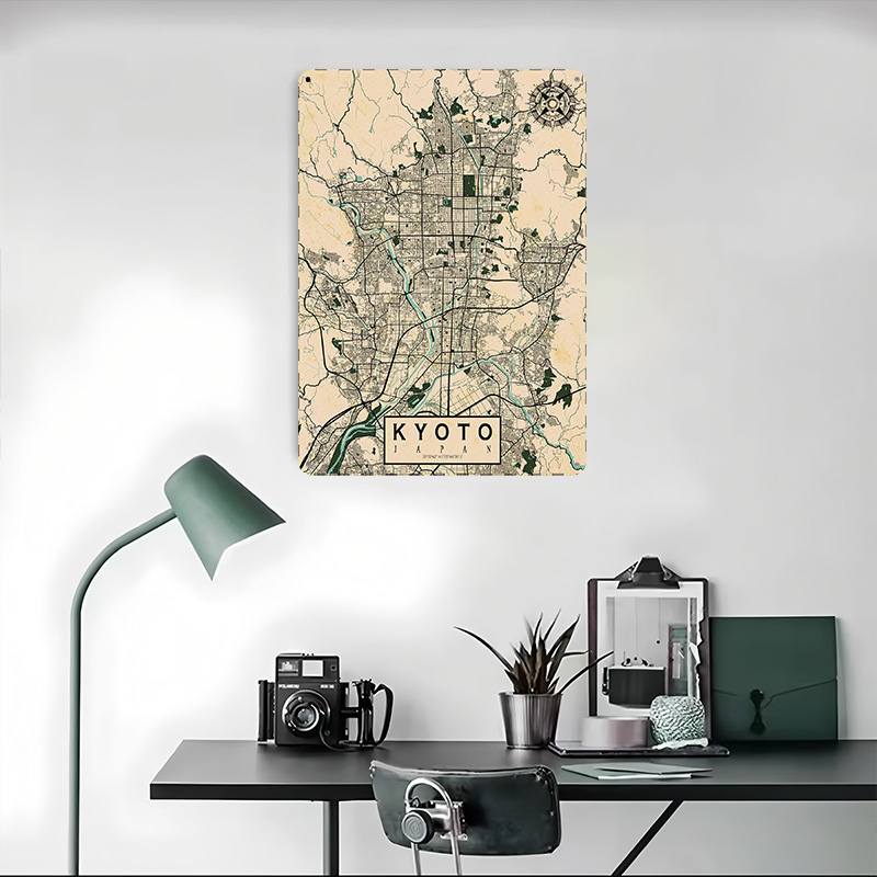 Mappa della città di Kyoto, Gi - Retro Gaming Japan recensione e prezzo