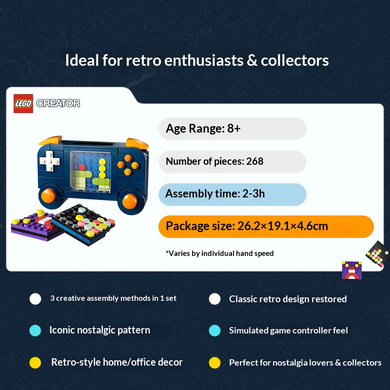 LEGO Creator 3in1 Blocchi da C - Retro Gaming Console recensione e prezzo
