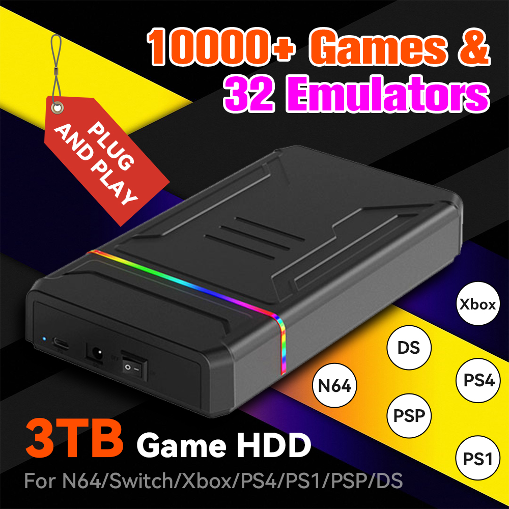 Disco Rigido Esterno da 3TB pe - Retro Gaming Hard Drive recensione e prezzo