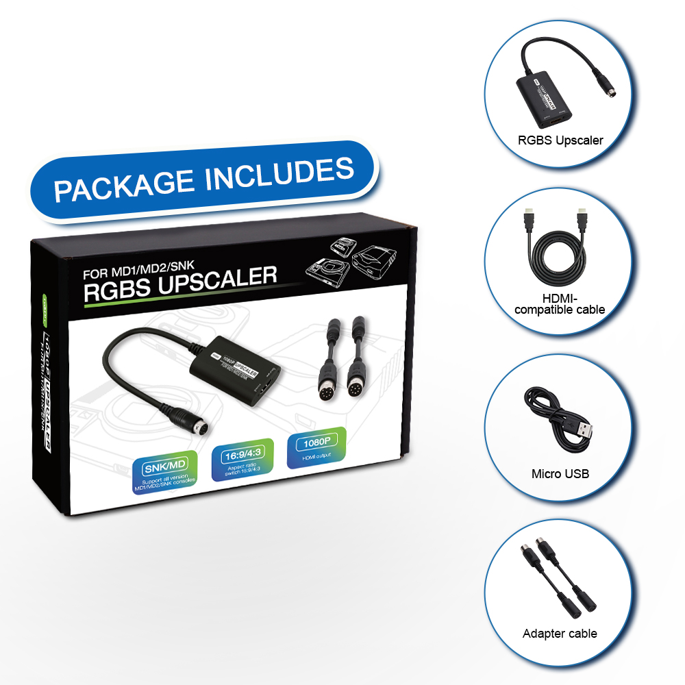 Upscaler RGBS per Console di G - Retro Gaming Hard Drive recensione e prezzo