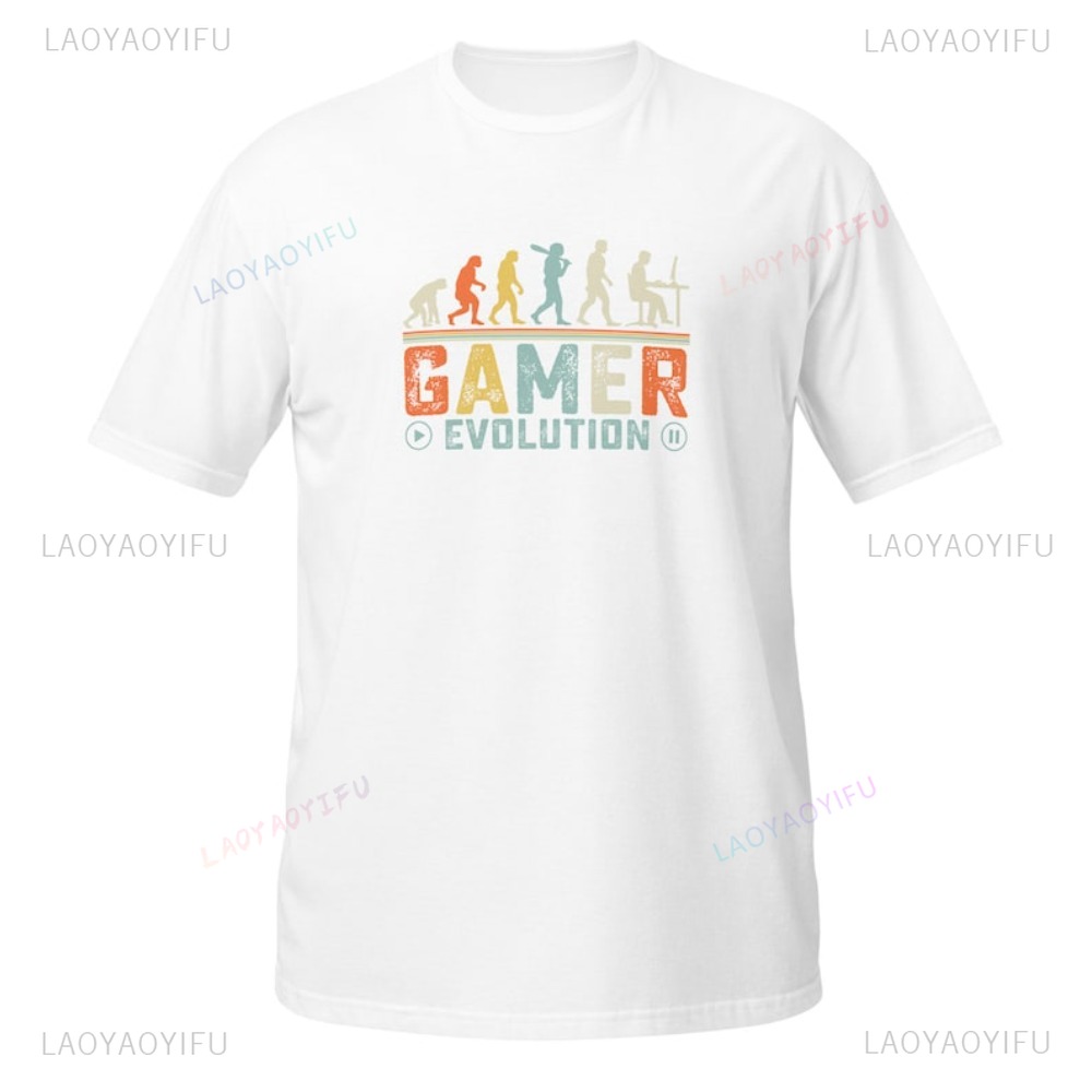 T-shirt Gamer Evolution T-shir - Retro Gaming Gift Ideas recensione e prezzo