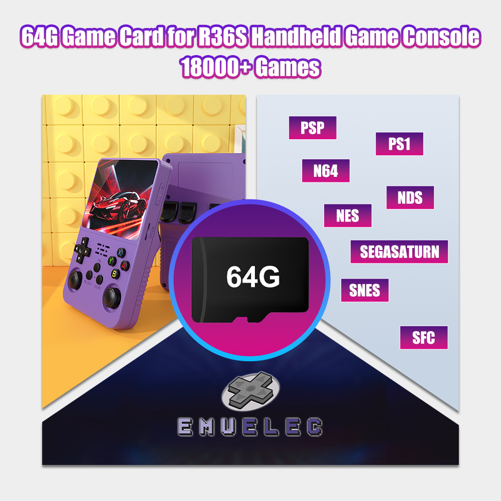 Scheda TF di gioco 64G per con - Console Retro Gaming Portable recensione e prezzo
